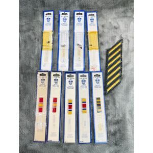 N.S. Meyer Vintage US Military Insignia Lot Ribbon Bars Bronze Stars Vietnam Era